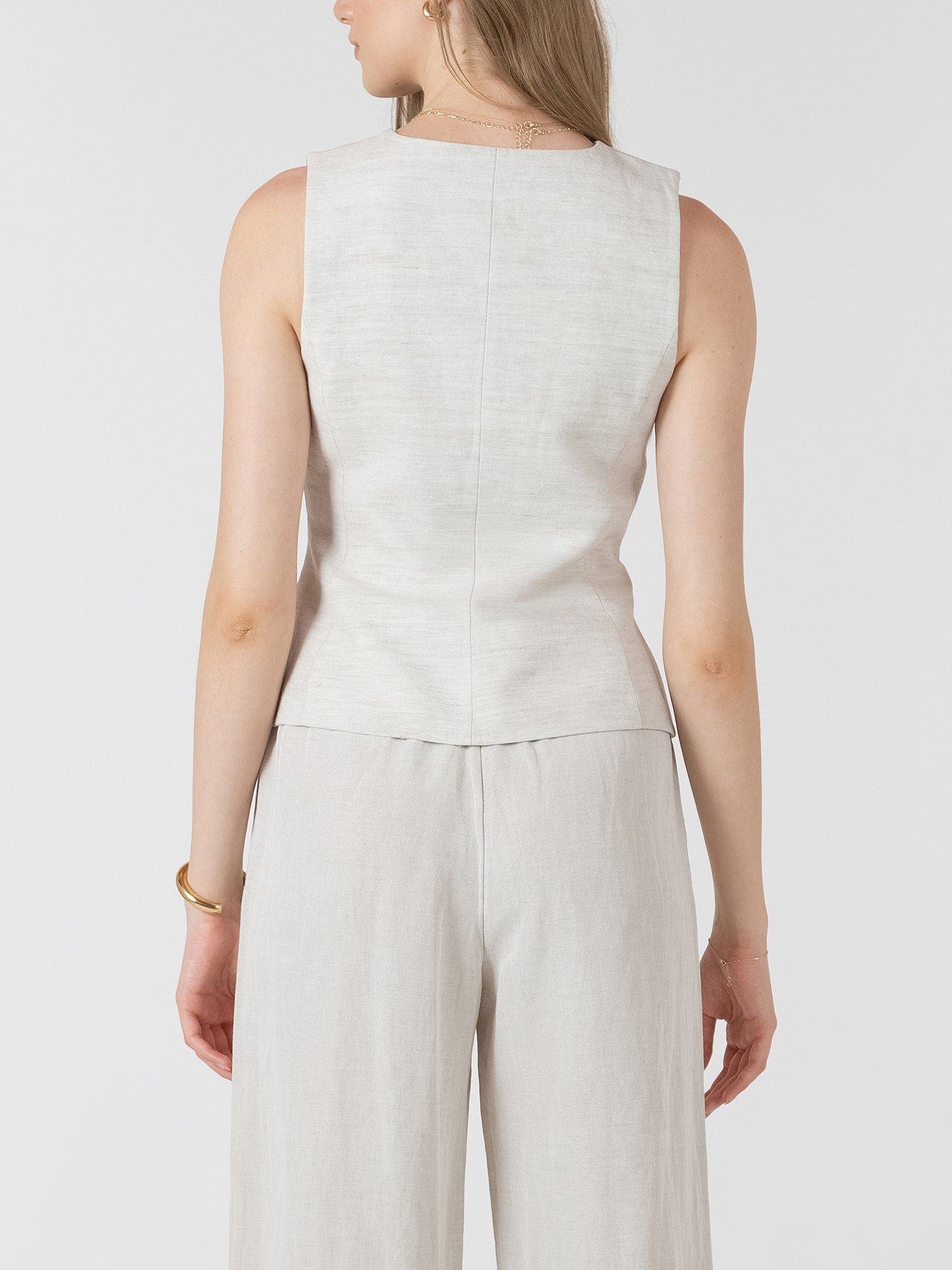 DEX Button Front Vest